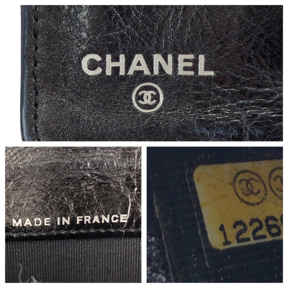 CHANEL Blue Leather Wallet - Picture 5 of 10